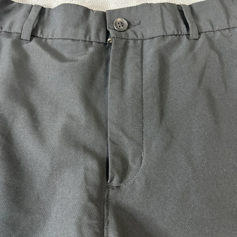Nike Golf Mens Pants Black  Size 38 x30 Dri-Fit Standard Fit Polyester Blend